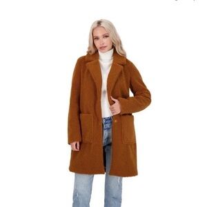 French Connection teddy faux shearling coat